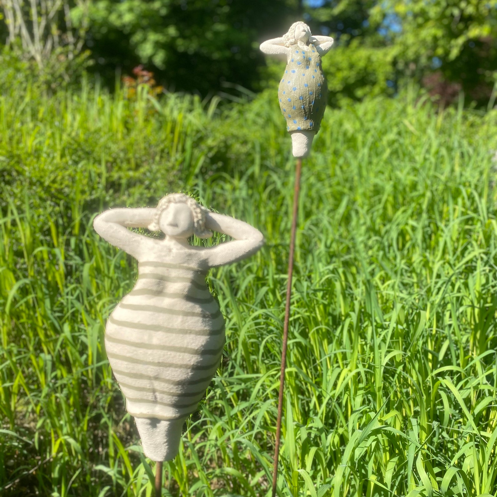 Keramikfigur für den Garten frostfest Etsy