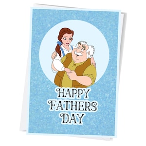 Belle & Maurice Fathers Day Card | Digital Download | A5
