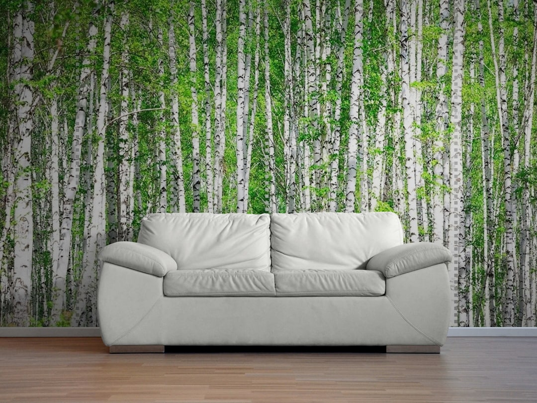 Bedroom Nature Wallpaper Art Wall Mural Pines Wall Paper Home Decor