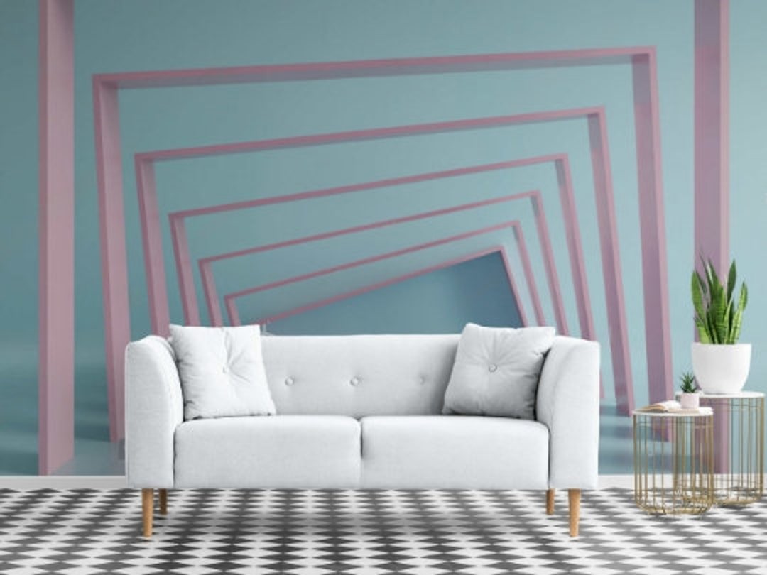 Modern 3D Mural Wallpaper Wall Art 3d Wall Paper Decor Wall Etsy