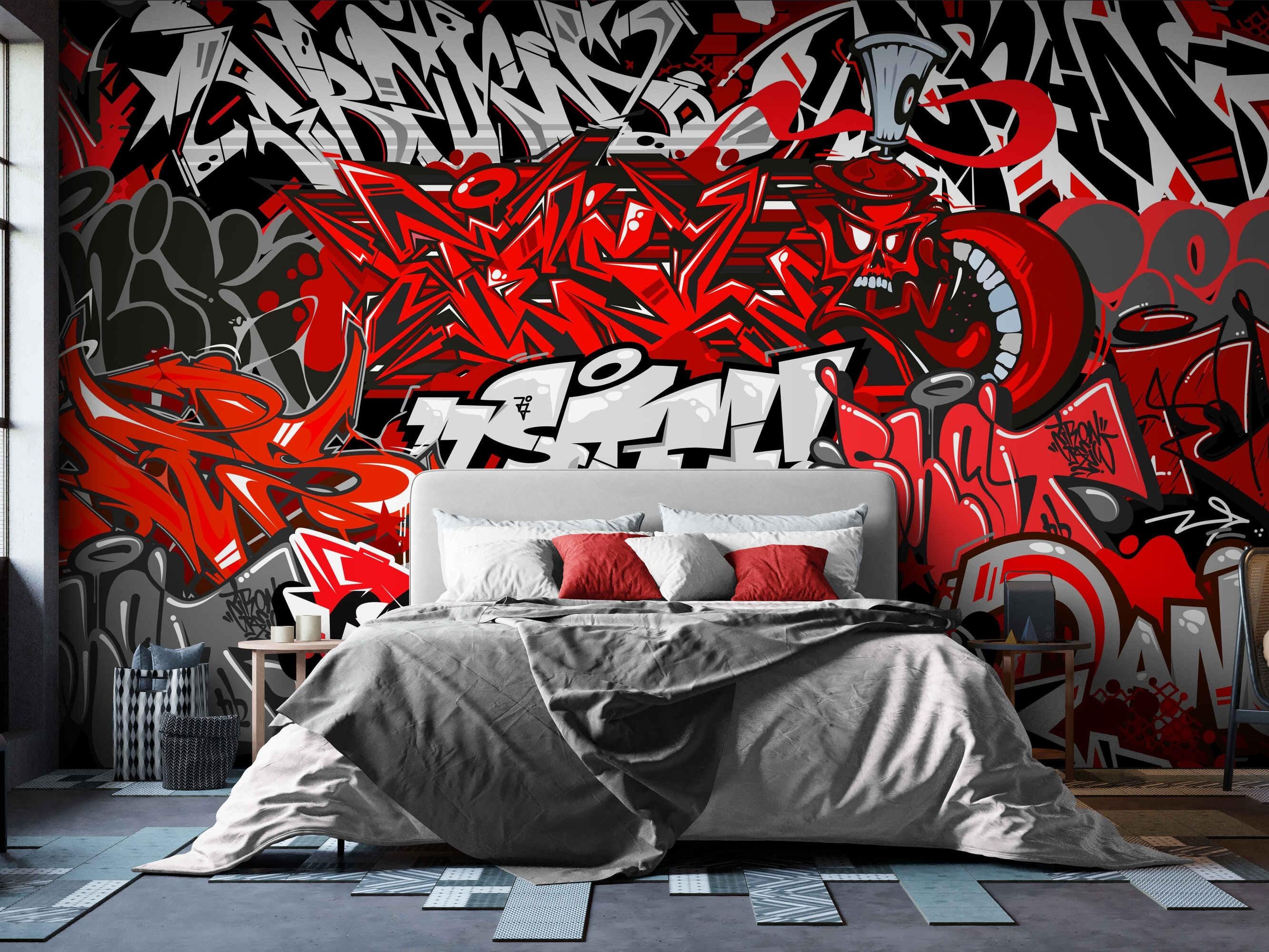 Bedroom Graffiti piece – GraffitiArtist.shop, image size:2666x2000