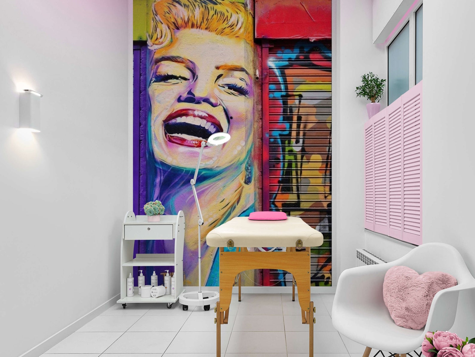 Popular Graffiti Wall Mural Merilyn Monroe Graffiti Murals Etsy