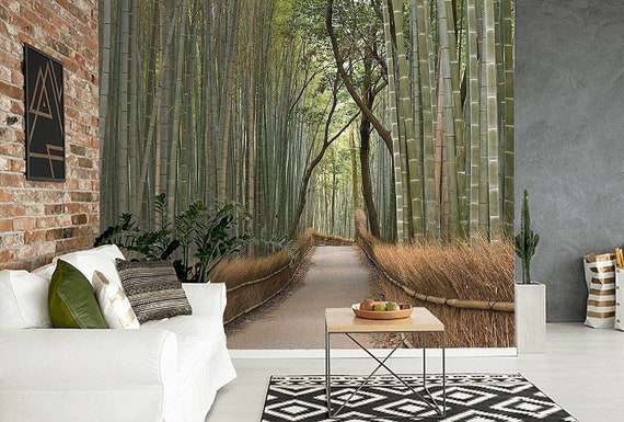 Bamboo Sticks Wallpaper - custom wallpapers by Wallvy. Worldwide shipping!