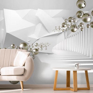 3D Wall Mural Peel and Stick 3d Wallpaper 3D wall Paper Removable Photo Wallpaper  Home and Living Wallpaper Wall Decor Self-Adhesive Murals