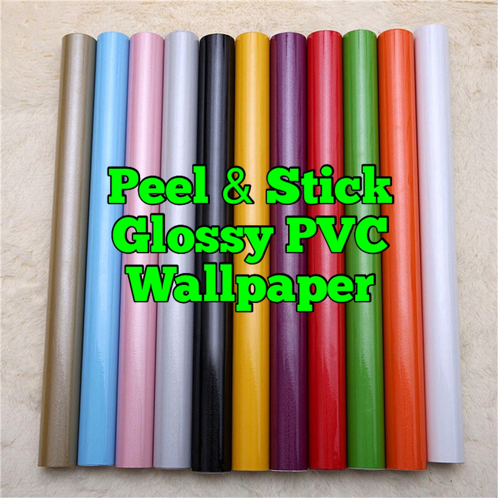 Peel and Stick 3D GREEN LIME Wallpaper Home Wall Decals | Etsy