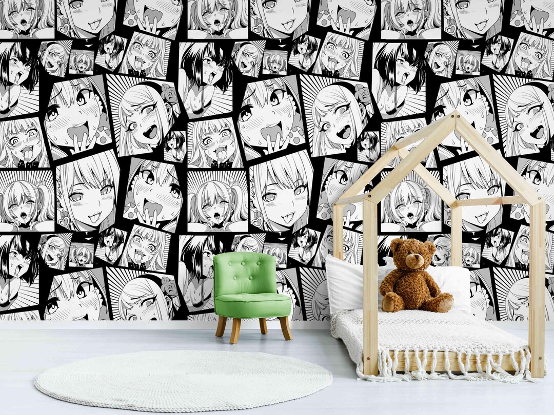 Anime Texture Seamless Wallpaper for Kids- Peel and Stick Vinyl or ...