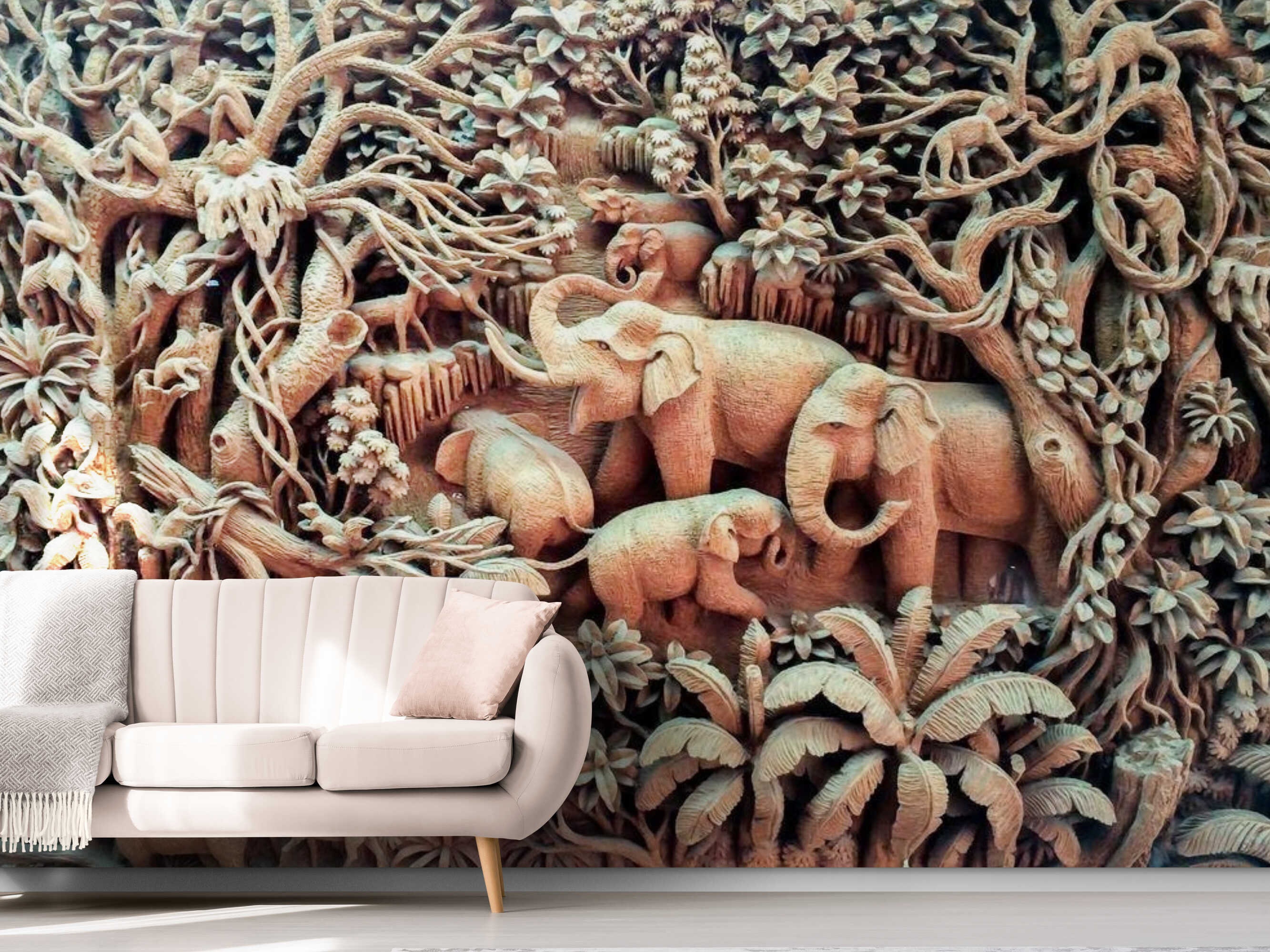 Peel And Stick 3d Mural Forest Wall paper Decor Wallpaper Wall Murals ...