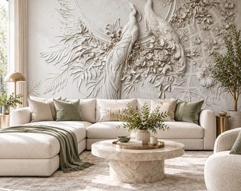 Modern 3D Wood Wallpaper Mural Custom Wall Covering - Etsy 日本