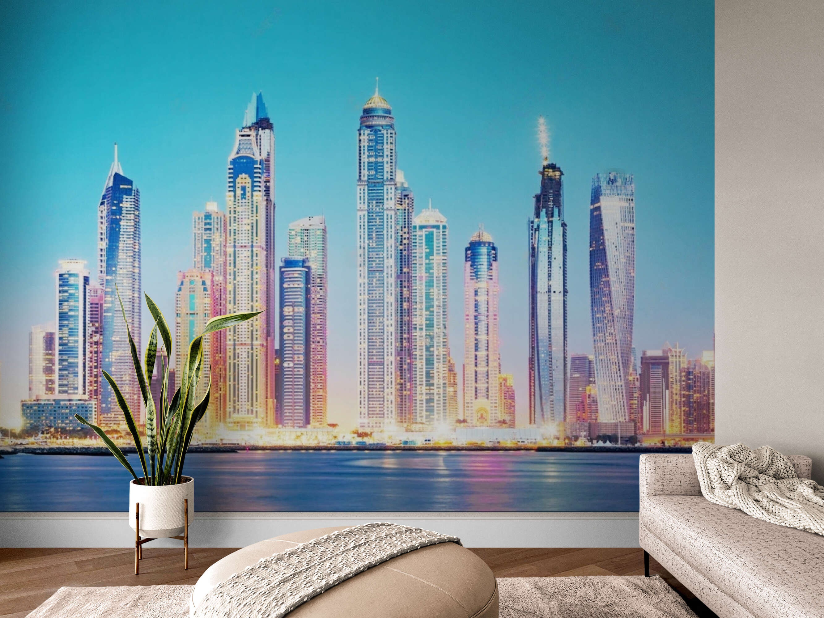 Peel and Stick Photo Wallpaper Dubai Skyscrapers Murals Home - Etsy  Australia
