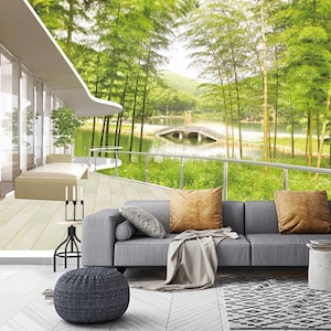 3D Nature Wallpaper Wall Mural Wall Decor 3d Wallpapers Hi-Tech House Murals Peel and Stick Mural 3d Wall Decal Wall papers Custom Wallpaper