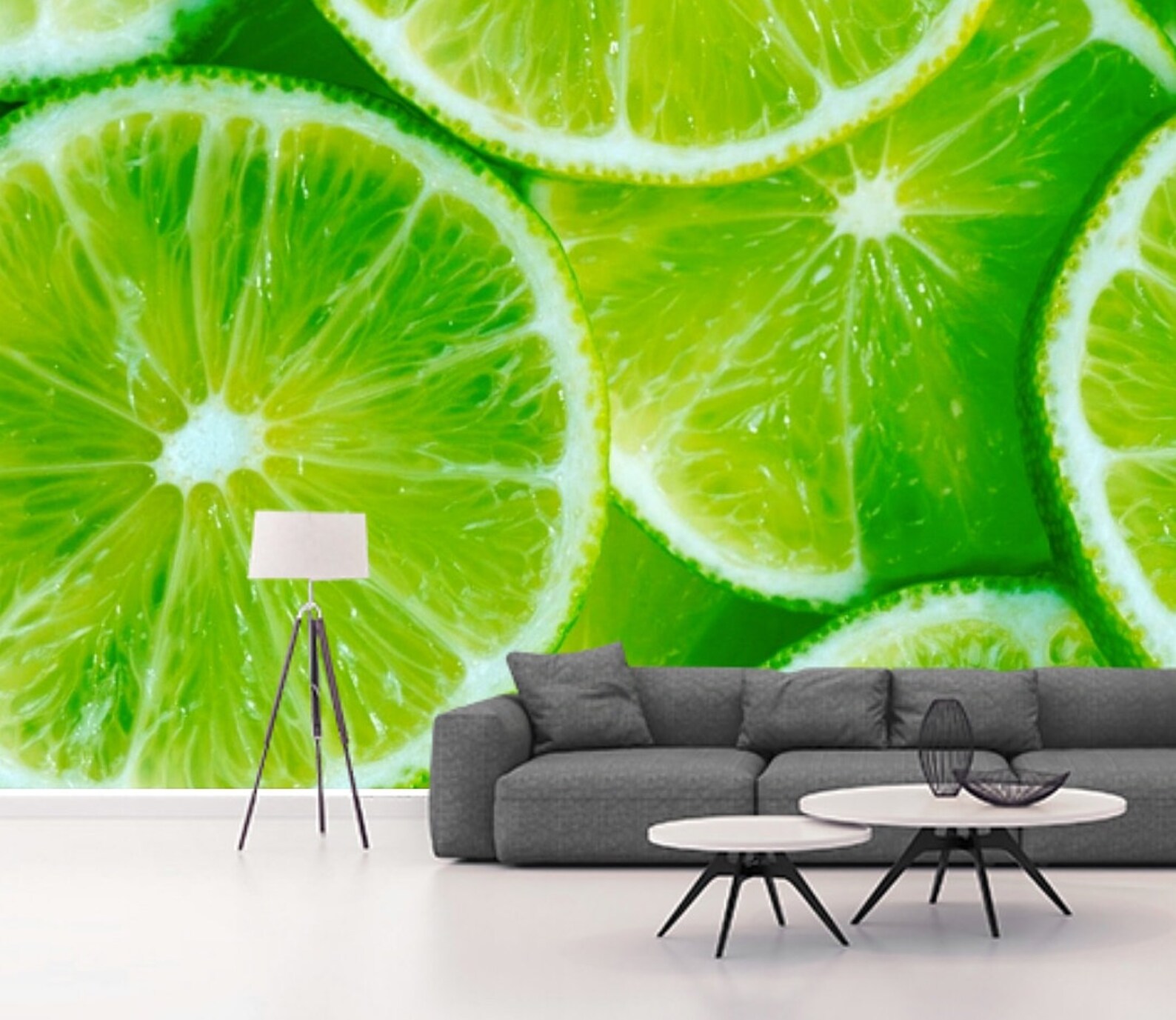Peel and Stick 3D GREEN LIME Wallpaper Home Wall Decals Etsy