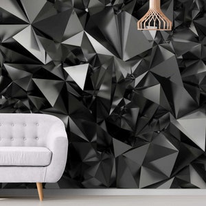 Dark 3d Wallpaper Peel and Stick Vinyl or Classic Wall paper for Accent Wall Decor,  3D Self-Adhesive Wallpapers Home Renovation