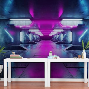 Cyber 3D Wall Mural Wall Decor 3d Wallpaper Mural Wall Art 3D wall paper Wall Decals 3D Photo Wallpaper Wall Covering 3d Wall Sticker