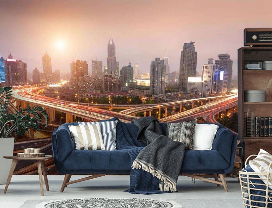 Wall Murals Landscape Wallpaper Wall Art Wall Paper Home Decor Skyline