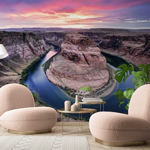 Grand Canyon Wallpaper - Peel and Stick Wall Art, Nature Bedroom Decor, Self-Adhesive Mural, Stylish home decor, Landscape wall mural