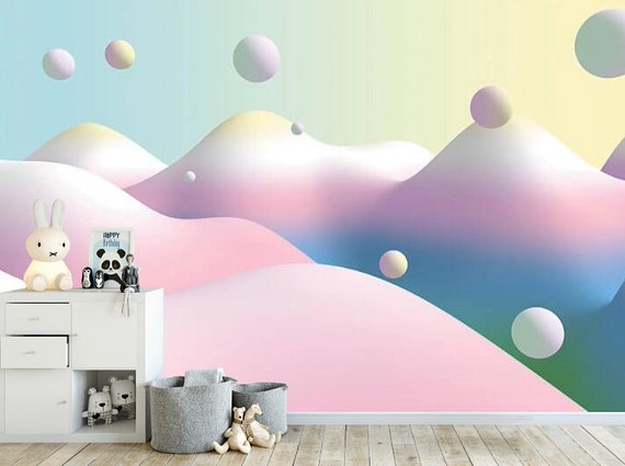Multicolor 3D Wallpaper, For Wall Decor