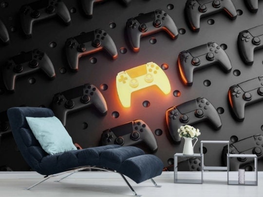 Cute Kawaii Joystick – a wall mural for every room – Photowall