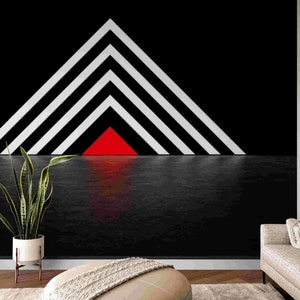 Dark Neon 3d Wallpaper mural Modern Wall Mural Decor wall paper self-adhesive wallpaper sticker Peel & Stick removable 3d photo wall paper