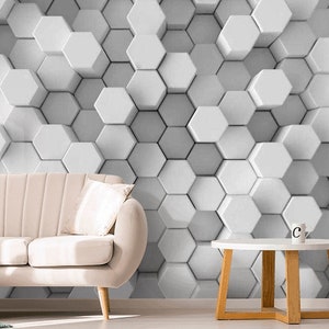 Gray 3d Wallpaper Abstraction Wall Murals Premiun Removable Wall papers Wall Decal 3D Home Decor Custom Wallpaper for Living Room Decoration