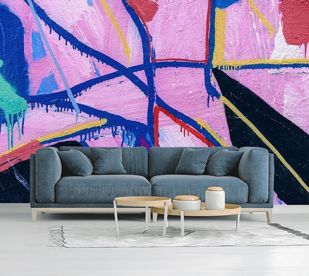 Graffiti Wallpaper Mural Bedroom Graffiti Wall Mural Selfadhesive