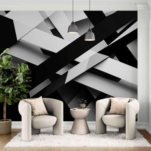 3D Abstract Wallpaper Wall Art Vinyl Peel and Stick or Classic Wall paper Mural for Modern Living room Wall Covering 3d Wallpaper Mural