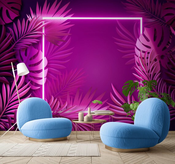 3D Neon Leaves Mural Realistic 3D Wallpaper Self-adhesive Peel - Etsy Sweden 3D Neon Leaves Mural Realistic 3D Wallpaper Self-adhesive Peel - Etsy Sweden