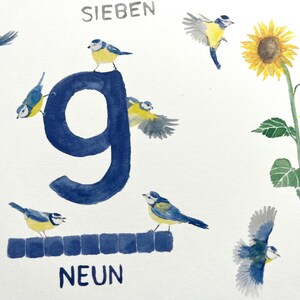 ABC Poster & Number Poster Set for Children's Room // Montessori Learning Posters // Alphabet + Numbers DIN A3 // Gift for Children's Learning Aid image 5