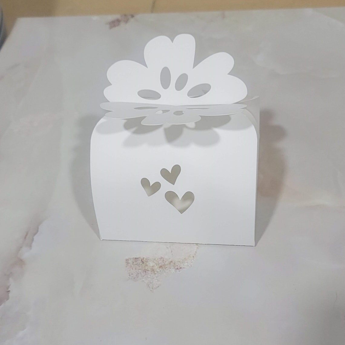 Thank You Favor Box TEMPLATE Wedding Shower Party - Etsy