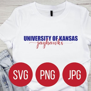 Jayhawks SVG PNG JPG Script files