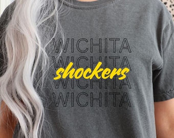 Shockers Script Shockers Wichita Layered Text PNG SVG Files - Etsy