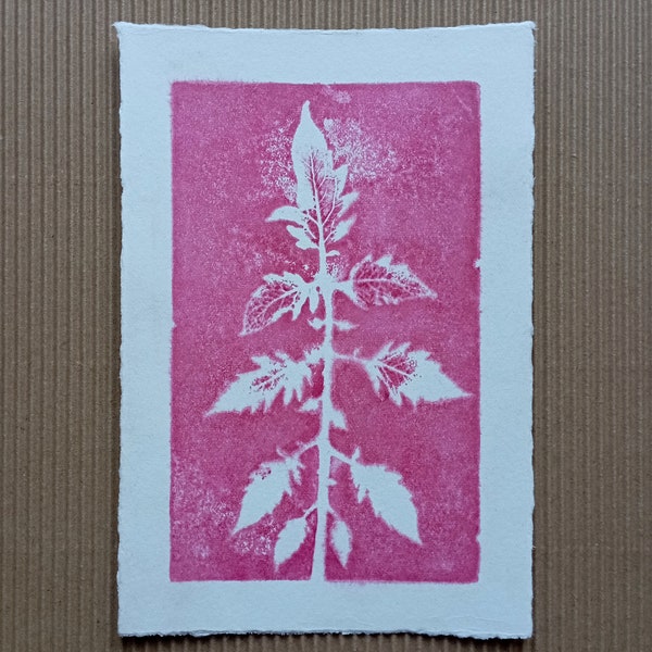 Imprimé floral écologique, imprimé végétal, imprimé feuille lino, imprimé feuille de courgette, imprimé naturel