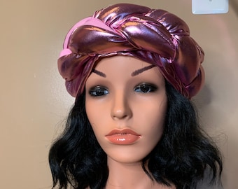 Three stranded turban Hair Cover Hair accessory Turban Head Wrap Braided Turban