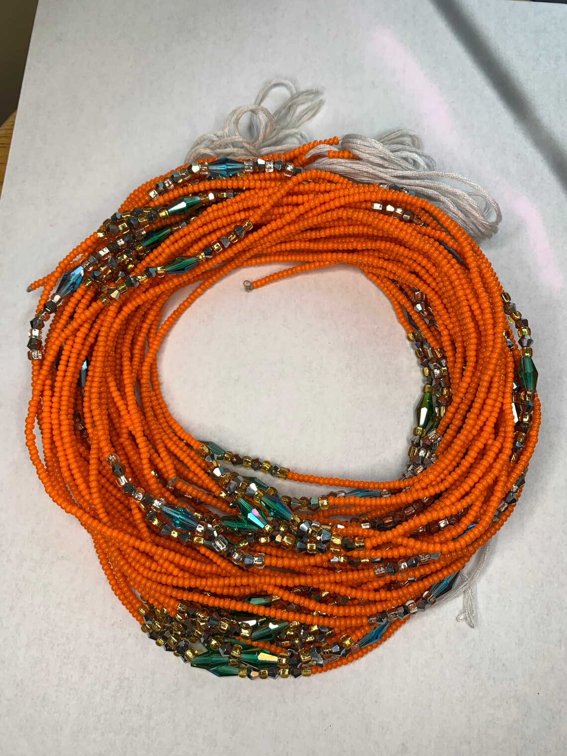 African Waist Beads Ghana Waist Beads Crystal Waist Beads Etsy