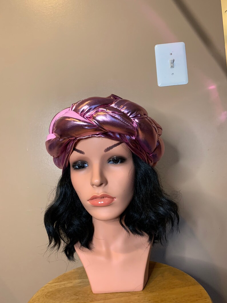 Three stranded turban Hair Cover Hair accessory Turban Head Wrap Braided Turban