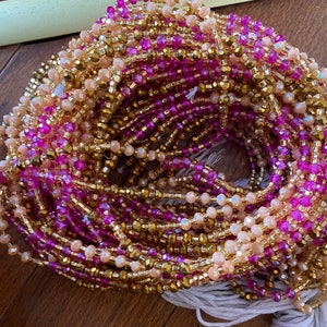 African waist Beads, Weight Tracker, Plus Size waist beads, Ghana waist beads,Belly chain,
