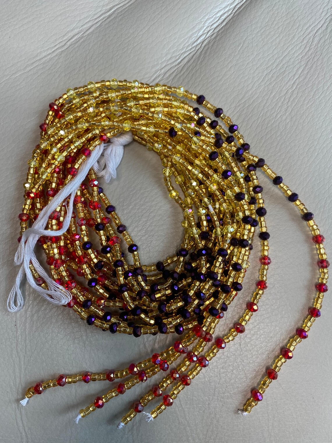 African Waist Beads Silver Waist Beads Ghana Waist Beads Etsy