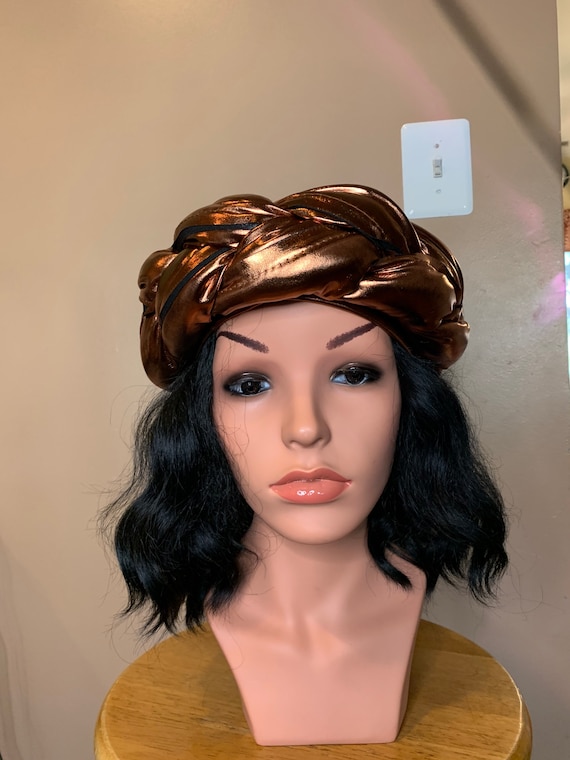 Braided Turban Headwrap: Protective Hair Cover - Etsy display picture 2