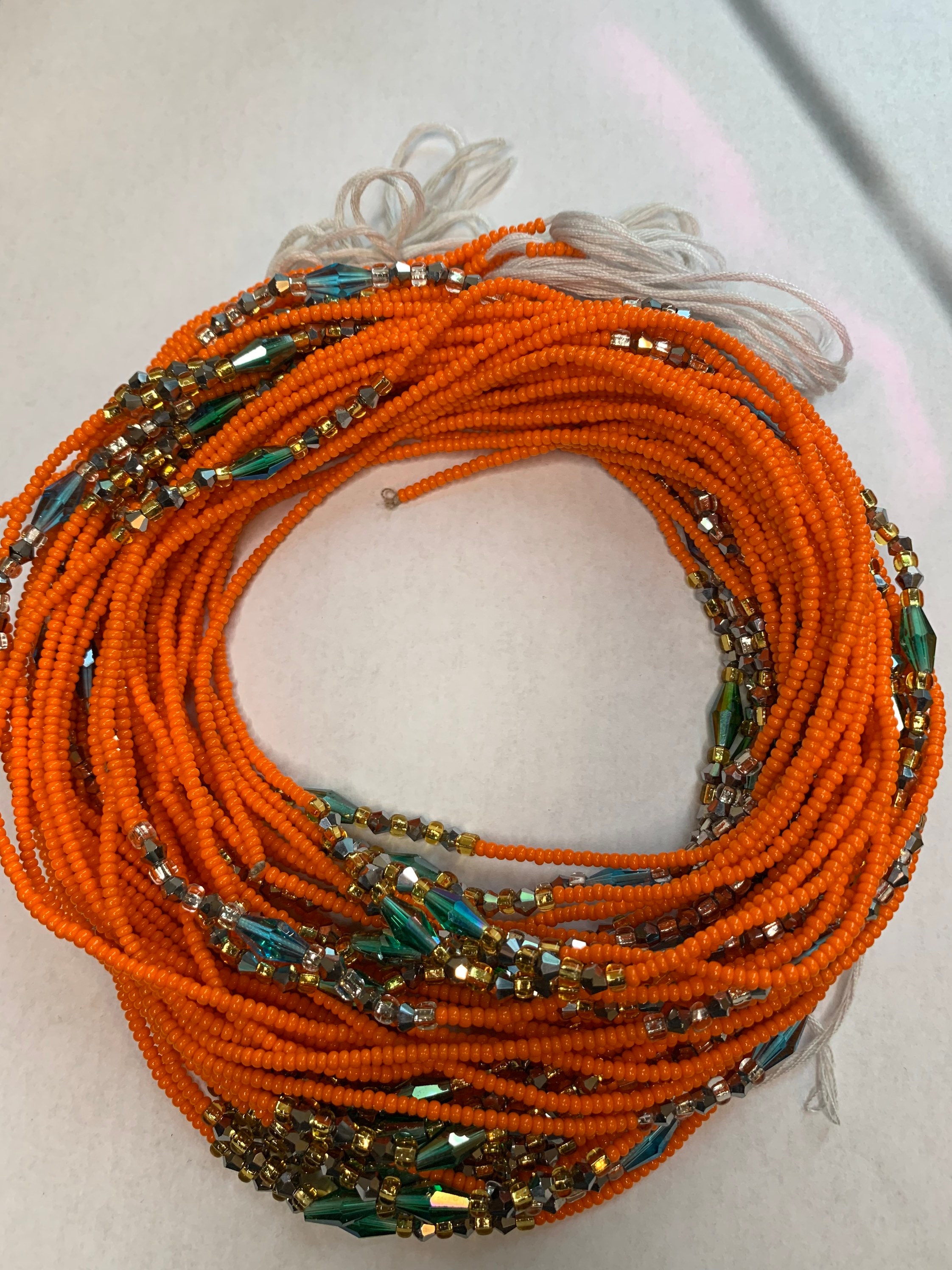 African Waist Beads Ghana Waist Beads Crystal Waist Beads Etsy