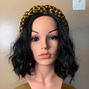 African Print headband, Ankara Braided Headband, 3 Strand headband, Ankara Head Wrap was 24.99 Now 19.99