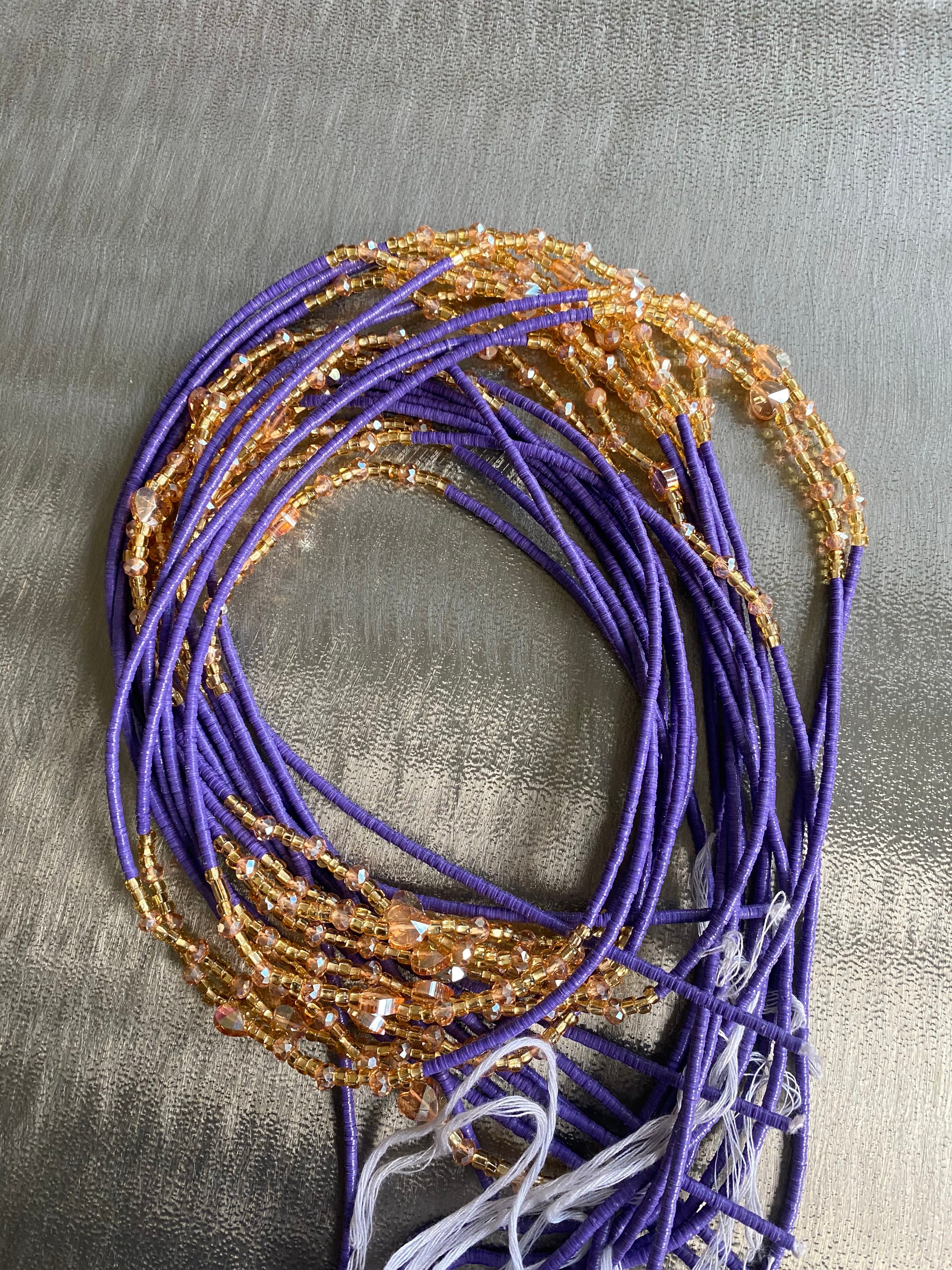 Purple Waist Beads -  Canada