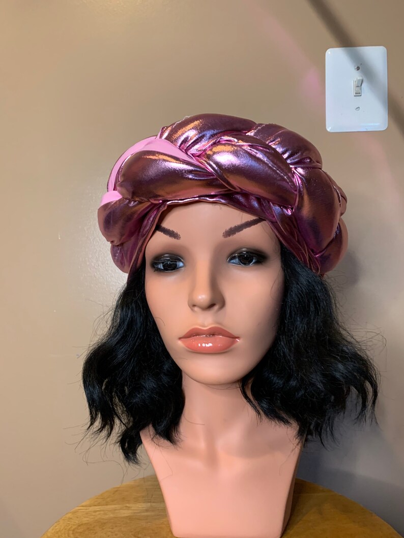 Three stranded turban Hair Cover Hair accessory Turban Head Wrap Braided Turban