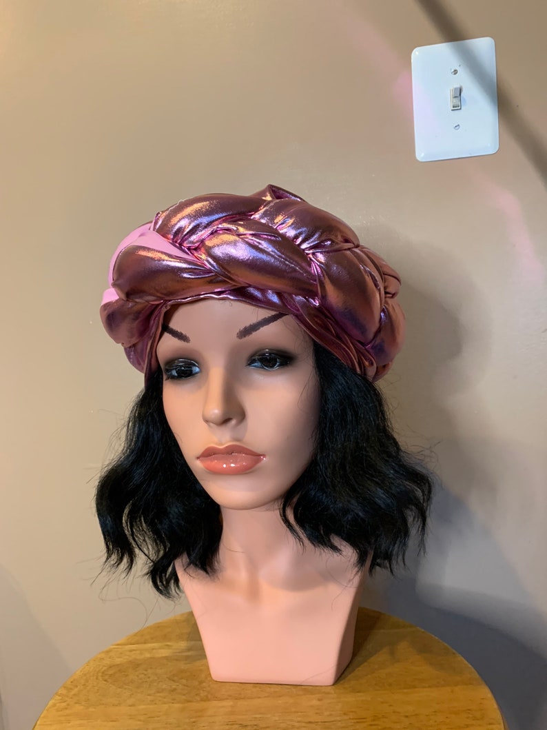 Three stranded turban Hair Cover Hair accessory Turban Head Wrap Braided Turban