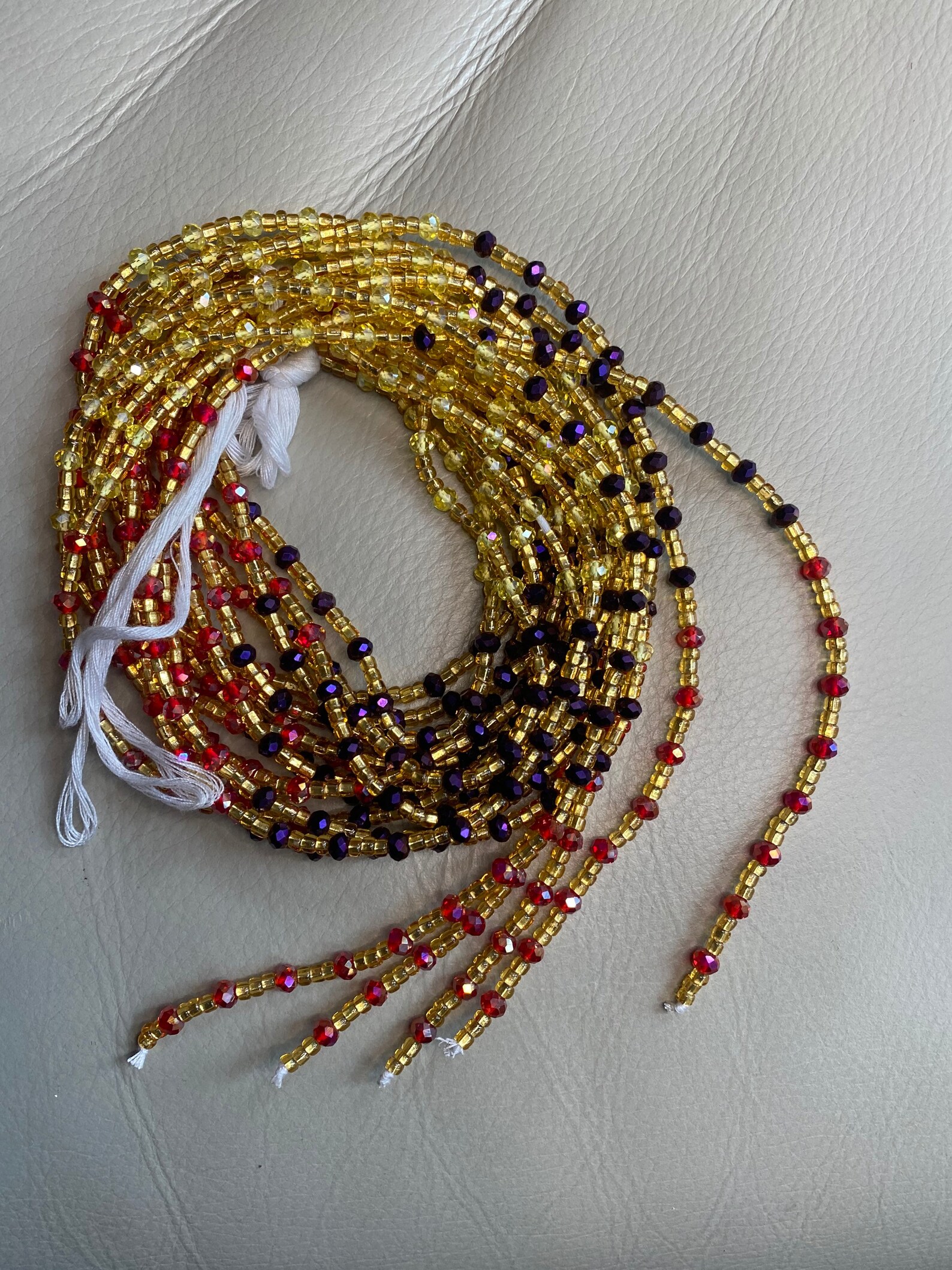 African Waist Beads Silver Waist Beads Ghana Waist Beads Etsy