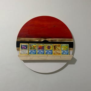 Holz PokeBall Kartenaufsteller