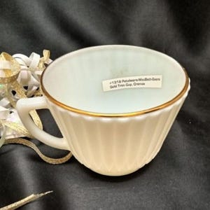 1318a MacBeth-Evans Cremax Petalware Teacup