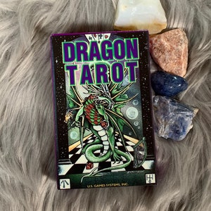Dragon Tarot Card Deck and Physical Guide Booklet by Peter Pracownik and Terry Donaldson