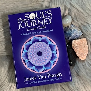 Jeu de cartes Oracle The Soul's Journey Leçon et guide physique par James Van Praagh