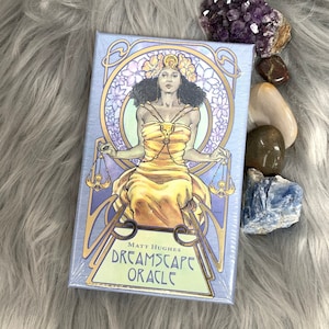 Zestaw kart Dreamscape Oracle i fizycznego przewodnika autorstwa Matta Hughesa