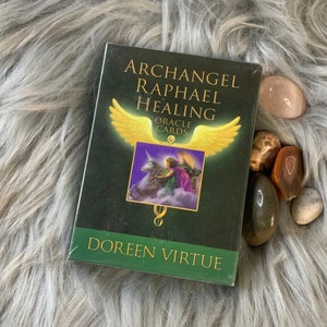 Mini Archangel Raphael Oracle Cards by Doreen Virtue | Digital Guidebook | Mini Oracle Deck