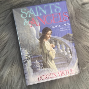 Neues versiegeltes Kartenspiel der Heiligen und Engel, Orakel von Doreen Virtue, vergriffen, selten, authentisch, OOP